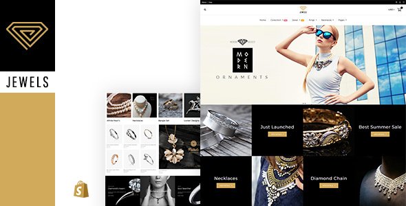 Jewels - Responsive Shopify Theme - Shopify eCommerce TFx Caelan Dwi