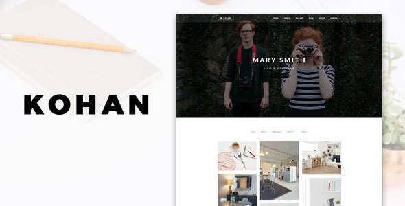 Kohan - Minimal Portfolio Template - Portfolio Creative TFx Malik Aloysius