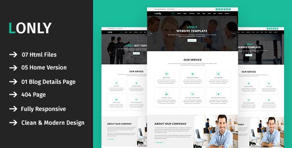 Lonly - Multipurpose HTML5 Template - Creative Site Templates TFx Zak Thornton
