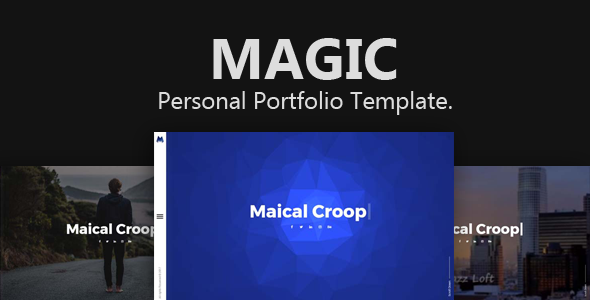 Magic - Creative Personal Portfolio Template. - Portfolio Creative TFx Lucas Chile