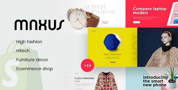 Maxus - Multi Store Responsive Shopify Theme - Shopify eCommerce TFx Wendell Carol