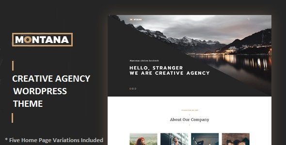 Montana - Modern & Complete One Page Portfolio WordPress Theme - Portfolio Creative TFx Joseph Eli