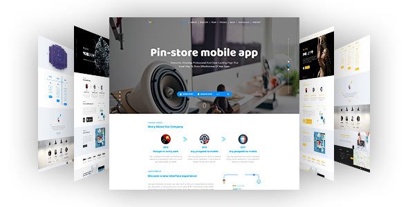 Pin_Store - Mobile App PSD Template - Creative PSD Templates TFx Joe Deforrest