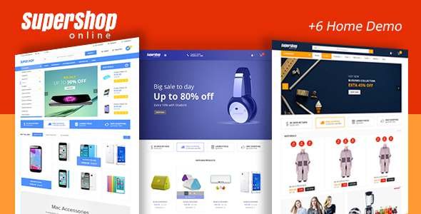 Supershop - Market Store RTL Responsive Html Template - Retail Site Templates TFx Hoyt Kyou