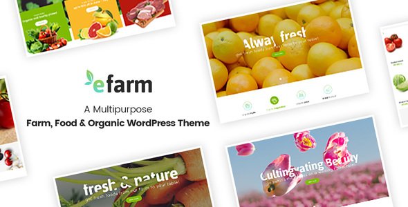 eFarm - A Multipurpose Food WordPress Theme - eCommerce WordPress TFx Makoto Justy