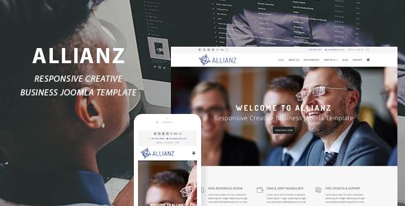 Allianz | Creative Business Joomla Template - Creative Joomla TFx Vin Beau