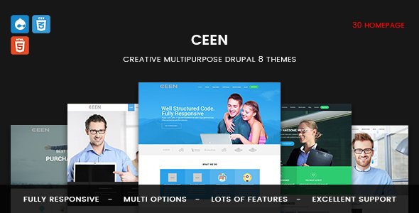 Ceen - Multipurpose OnePage & MultiPage Drupal 8 Theme - Environmental Nonprofit TFx Theobald Hachiro