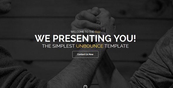 Clue - Responsive Unbounce Landing Page Template - Unbounce Landing Pages Marketing TFx Cooper Denholm