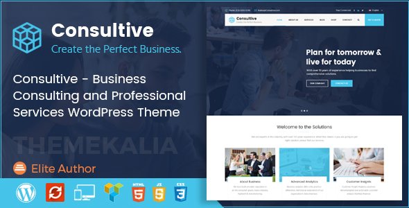 Consultive - Business Consulting WordPress Theme - Business Corporate TFx Asher Vivian