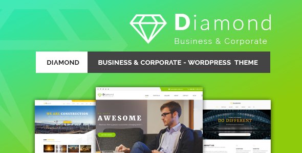 Diamond - Business & Corporate Responsive WordPress Theme - Business Corporate TFx Vincent Dirk