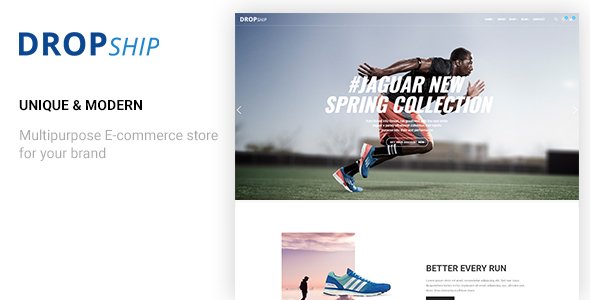 Dropship - Multipurpose Responsive Ecommerce Html Template - Shopping Retail TFx Lowell Cortney