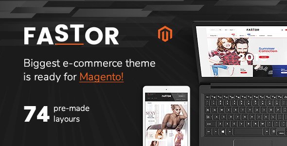 Fastor - Premium Magento 2 Theme - Magento eCommerce TFx Trent Harmon