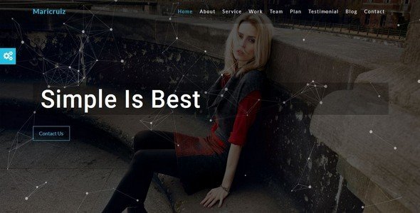 Maricruiz-Multipurpose One Page Template - Creative Site Templates TFx Vern Gladwyn