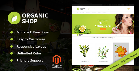 Organic Shop - Responsive Magento2 Theme - Miscellaneous Magento TFx Hovik Micky