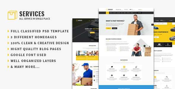 Services - Multipurpose PSD Template for Business Services - Business Corporate TFx Garrett Ty