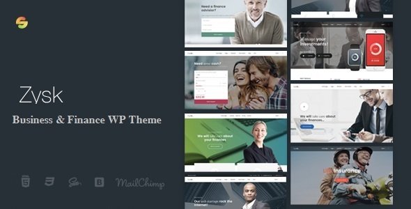 Zysk - Advisior & Finance WordPress Theme - Business Corporate TFx Abram Jefferson