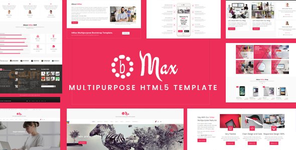 bMax Multipurpose HTML Template - Corporate Site Templates TFx Earl Terell