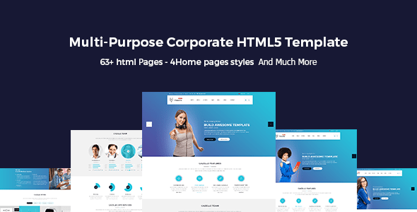 gazelle - multipurpose bootstrap responsive html template - Corporate Site Templates TFx Julyan Leroi