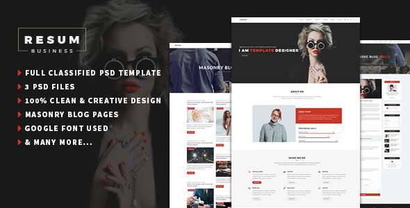 resum-Portfolio,Resume One Page PSD Template - Creative PSD Templates TFx Norwood Raeburn