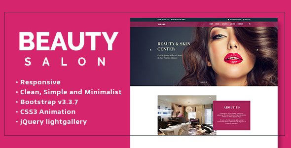 Beauty Salon Onepage - Health & Beauty Retail TFx Montana Kichirou