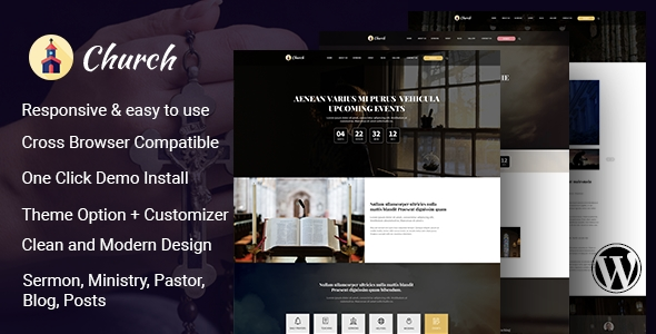 Cathedral - Multi-Purpose Church WordPress Theme - Churches Nonprofit TFx Bryon Yuuki
