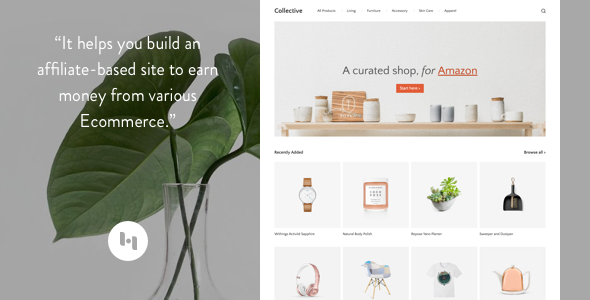 Collective: Theme to Create an Affiliate-Based Site - Blogger Blogging TFx Maurice Rick