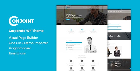 Conjoint - Corporate WordPress Theme - Business Corporate TFx Malachi Horatio
