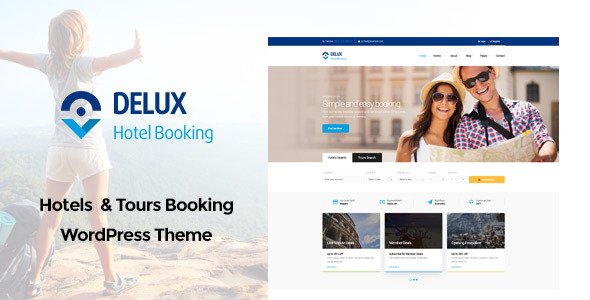 Delux - Online Hotel Booking WordPress Theme - Retail WordPress TFx Russell Florence