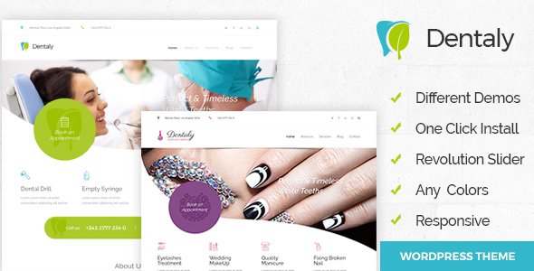 Dentaly - Dental Care WordPress Theme - Health & Beauty Retail TFx Gresham Ricky