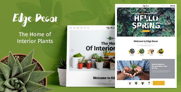 Edge Decor | Gardening & Landscaping Theme - Retail WordPress TFx Morley Hachiro