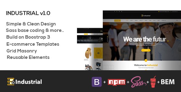 Industrial - Industry & Shipping Business HTML Template - Marketing Corporate TFx Fulton Marty