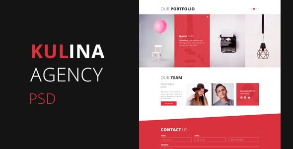 Kulina Agency - One Page PSD - Corporate PSD Templates TFx Rowan Ferdie