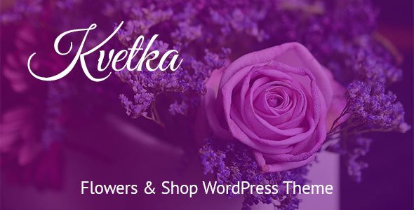 Kvetka - Flowers WordPress Theme - Retail WordPress TFx Evander Denver
