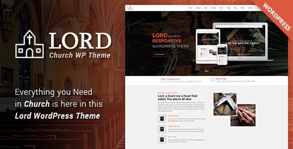Lord - Church WordPress Theme - Churches Nonprofit TFx Bryon Happy