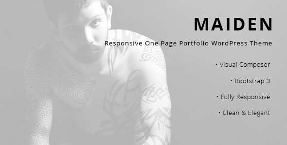 Maiden - Responsive One Page Portfolio WordPress Theme - Portfolio Creative TFx Wallace Gabby