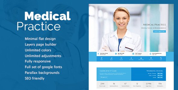 Medical Practice - Health & Clinic theme - Health & Beauty Retail TFx Archie Bill