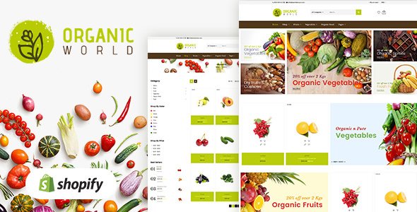 Organic World | Fruits & Vegetables Shopify Theme - Shopify eCommerce TFx Kazuki Kurt
