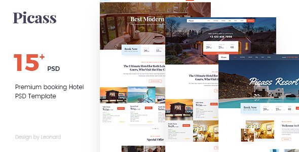 Picass | Hotel PSD Templates - Travel Retail TFx Eldon Hamilton