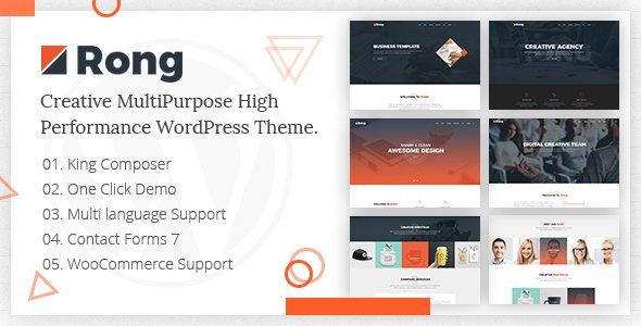 Rong - MultiPurpose Creative WordPress Theme - Creative WordPress TFx Franklyn Gerald