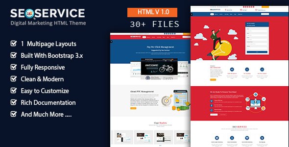 SeoService - Seo & Digital Marketing Company HTML5 Template - Marketing Corporate TFx Kris Foster