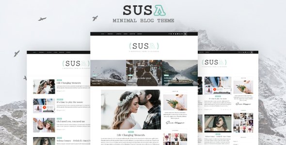 Susa - Responsive WordPress Blog Theme - Blog / Magazine WordPress TFx Hartley Tanner