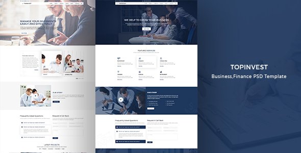 Topinvest | Responsive Business & Finance HTML 5 Template - Business Corporate TFx Napier Montana