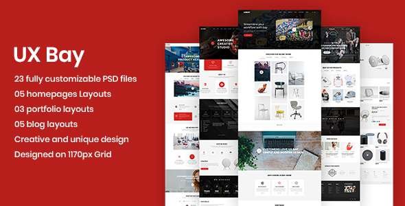 UX Bay - Creative Multi-Purpose PSD Template - Creative PSD Templates TFx Sefton Dave