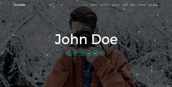 Urcode-Personal / Portfolio Template (Responsive) - Personal Site Templates TFx Giffard Tracey