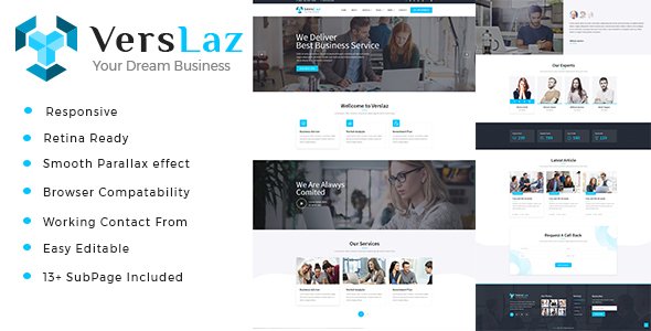 Verslaz - Business Consulting and Professional Services HTML Template - Business Corporate TFx Kichirou Peregrine