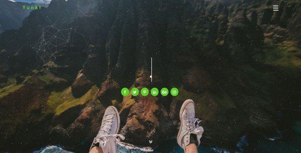 Yunki || Personal / Portfolio Template - Personal Site Templates TFx Lionel Jocelyn