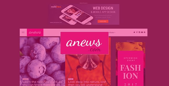 aNews - WordPress Theme for Magazine and Blog - News / Editorial Blog / Magazine TFx Douglas Derick