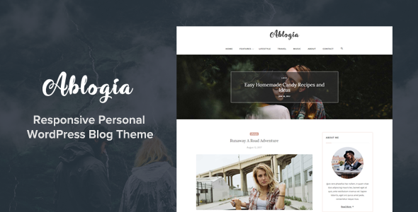 Ablogia - Responsive WordPress Blog Theme
           TFx Tristin Kusuma
