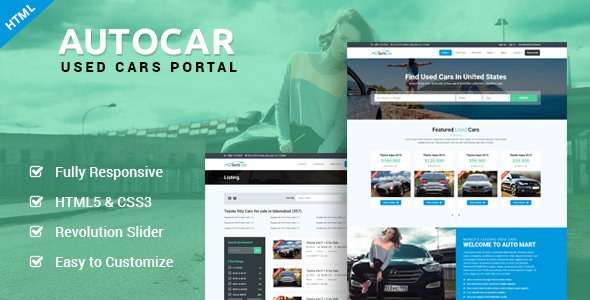 AutoCar - Online Used Cars Template
           TFx Cullen Sebastian