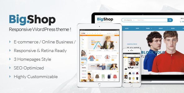 Bigshop - Powerful Fashion Woocommerce Theme - WooCommerce eCommerce TFx Amyas Daley